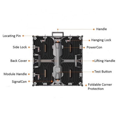 kupować P3.91mm Stage Rental LED Display Screen Die Casting Aluminium online manufacture