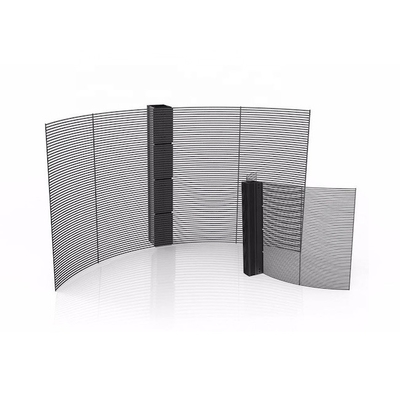 kupować P7.8-7.82mm Reklama Przejrzysty panel wyświetlania LED Szklane okna zasłona telewizora online manufacture