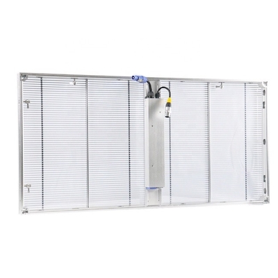 kupować Ściana P3.91mm Przejrzysty panel wyświetlania LED Wewnętrzna siatka zasłona cyfrowa online manufacture