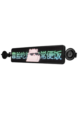 kupować Wi-Fi Control LED Display Reklamowy Ekran pełnobarwny, tylne okno LED Car Message Board online manufacture