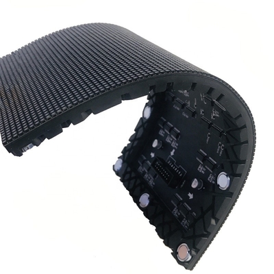 kupować Wysokiej rozdzielczości modułowy panel wyświetlania LED P2mm Centrum handlowe Cylinder Indoor Soft Curved online manufacture